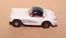 VINTAGE AURORA VIBRATING SLOT CAR 1960 BLACK HARD TOP TAN BODY CORVETTE