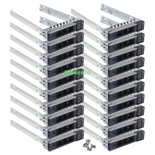 20 Stück DXD9H 2,5" SAS SATA Gen14 HDD Tray Caddy für Dell R640 R740 R740xd R440