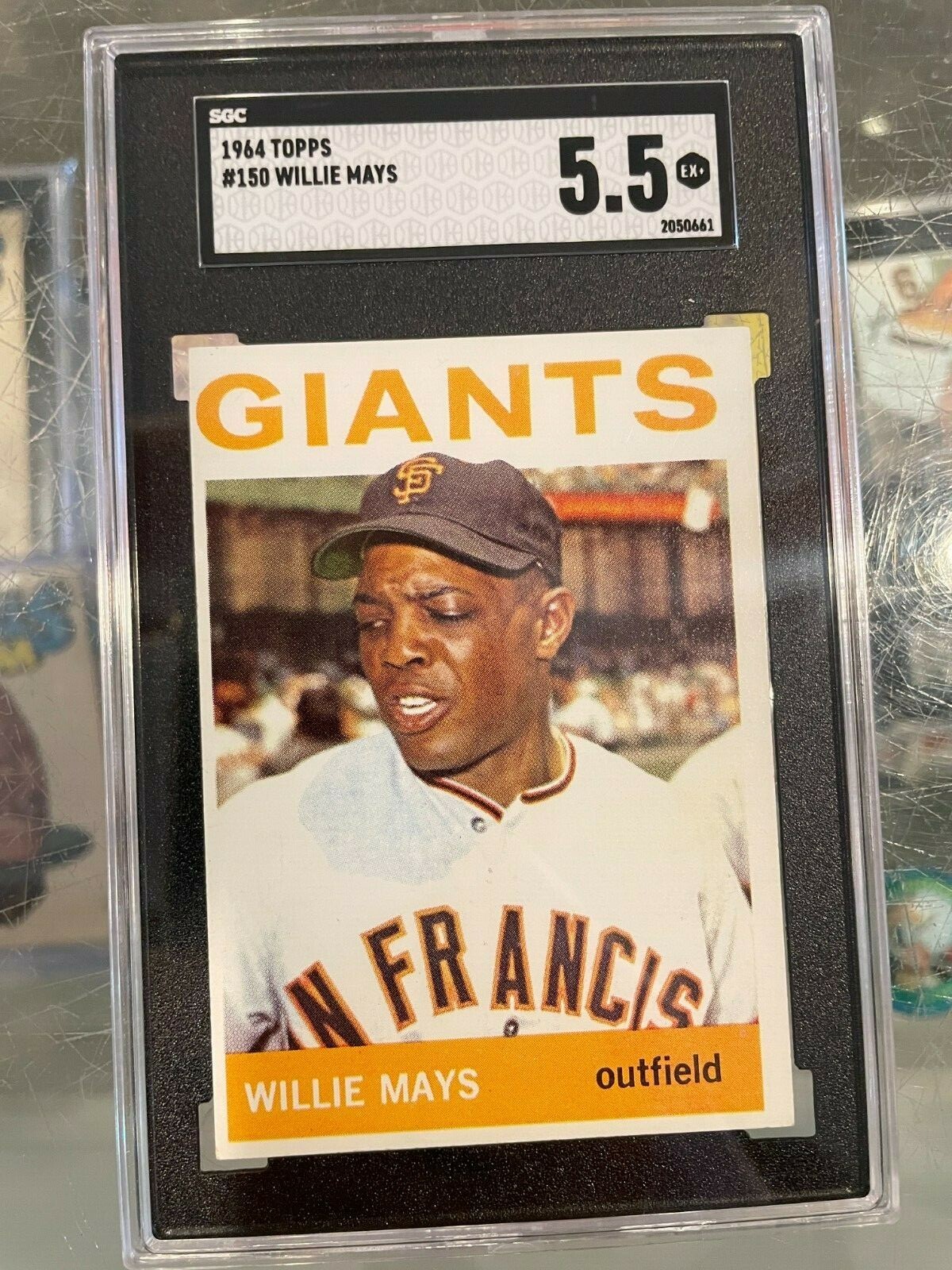 1964 TOPPS #150 WILLIE MAYS SAN FRANCISCO GIANTS BASEBALL CARD SGC 5.5 EX+  NICE | eBay