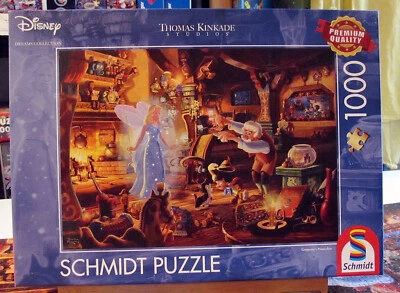 1000 Teile Puzzle v. Schmidt    " Geppeto`s Pinocchio " - Bild 1 von 4