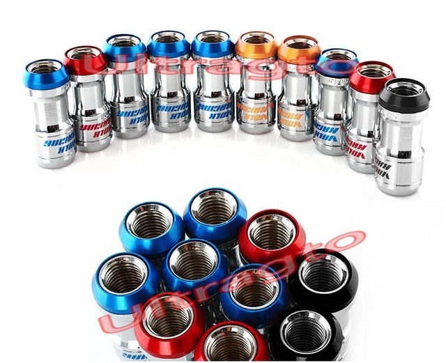JDM RACING HYPER SUPER 7 LOCK WHEEL LUG NUTS 12X1.5 CLOSEDEND CIVIC
