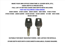 L&F, GARRAN, LINK, PROBE, LASER, RAILEX Tiefen- & Leertasten & Codeblätter