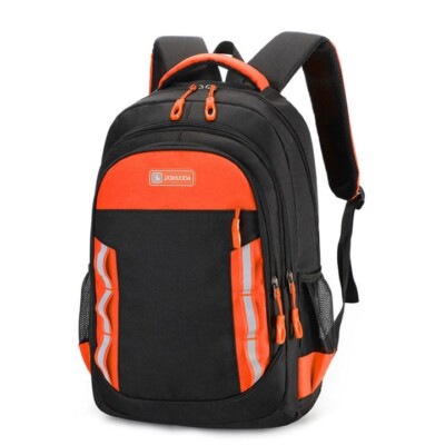 Large 18'' Water Resistant Laptop Backpack for Travel, School, Business (Orange)