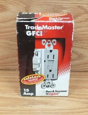 P&S Pass & Seymour Legrand GFCI Receptacles Cat # 1594-I Ivory 15AMP 125V *NEW*
