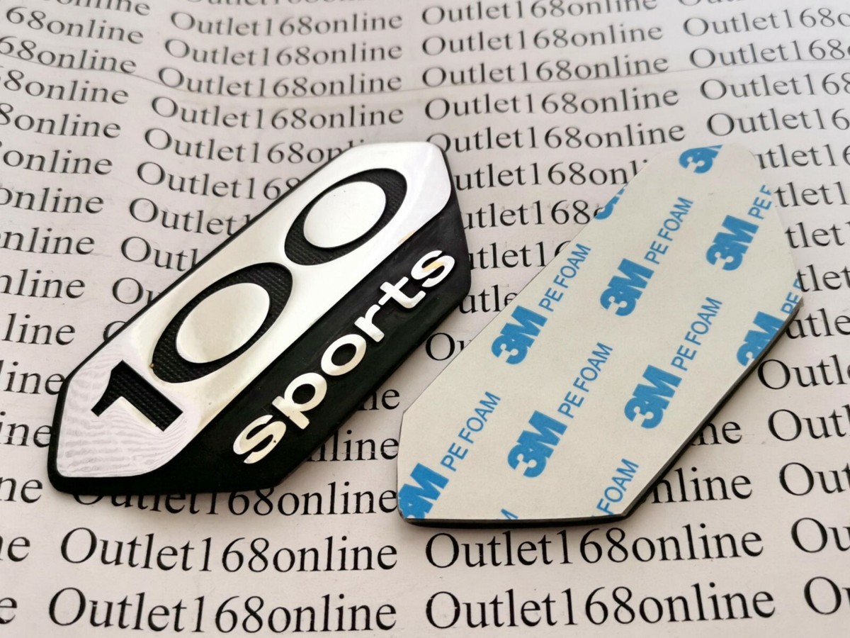 Pair Kawasaki G7 100 Sports Side Frame Battery Cover Emblem with