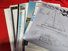 VINTAGE Collectable Sailboat Brochures catalog  70-80's choice from lot  5w6