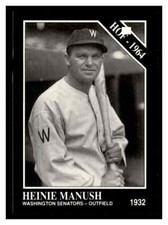 1991 Conlon Collection TSN #63 Heinie Manush