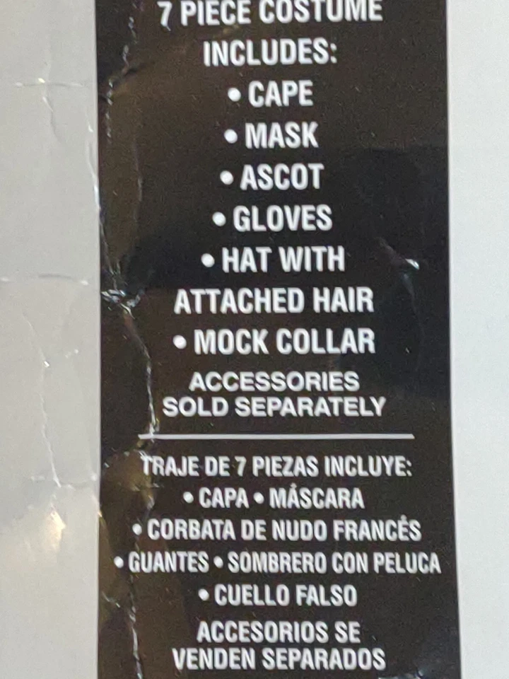 Disfraz de Halloween para niño Dapper Death Grim Reaper esqueleto calavera/4-6 años Foto 3 de 4