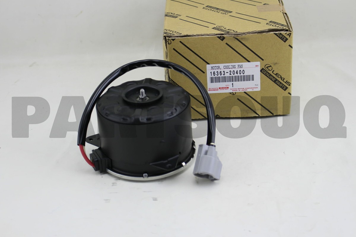 1636320400 Genuine Toyota MOTOR, COOLING FAN 16363-20400 | eBay