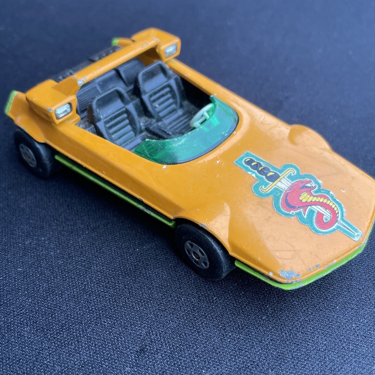 Vintage 1971 Matchbox Speed Kings *BERTONE RUNABOUT K31 ORANGE