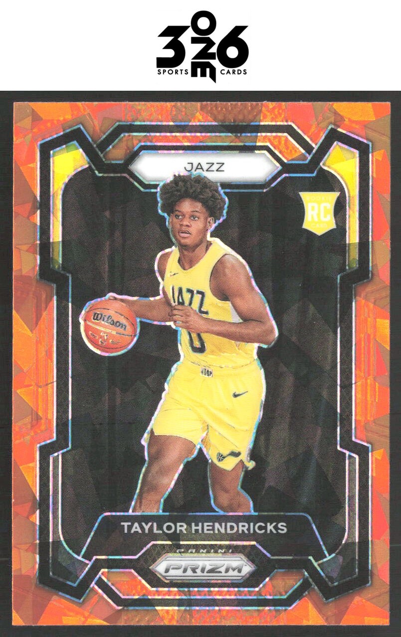 Taylor Hendricks 2023-24 Panini Prizm Prizms Orange Ice Rookie #161