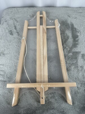 Medium Tabletop Wood Display Stand A-Frame Artist Easel, Beechwood Tripod