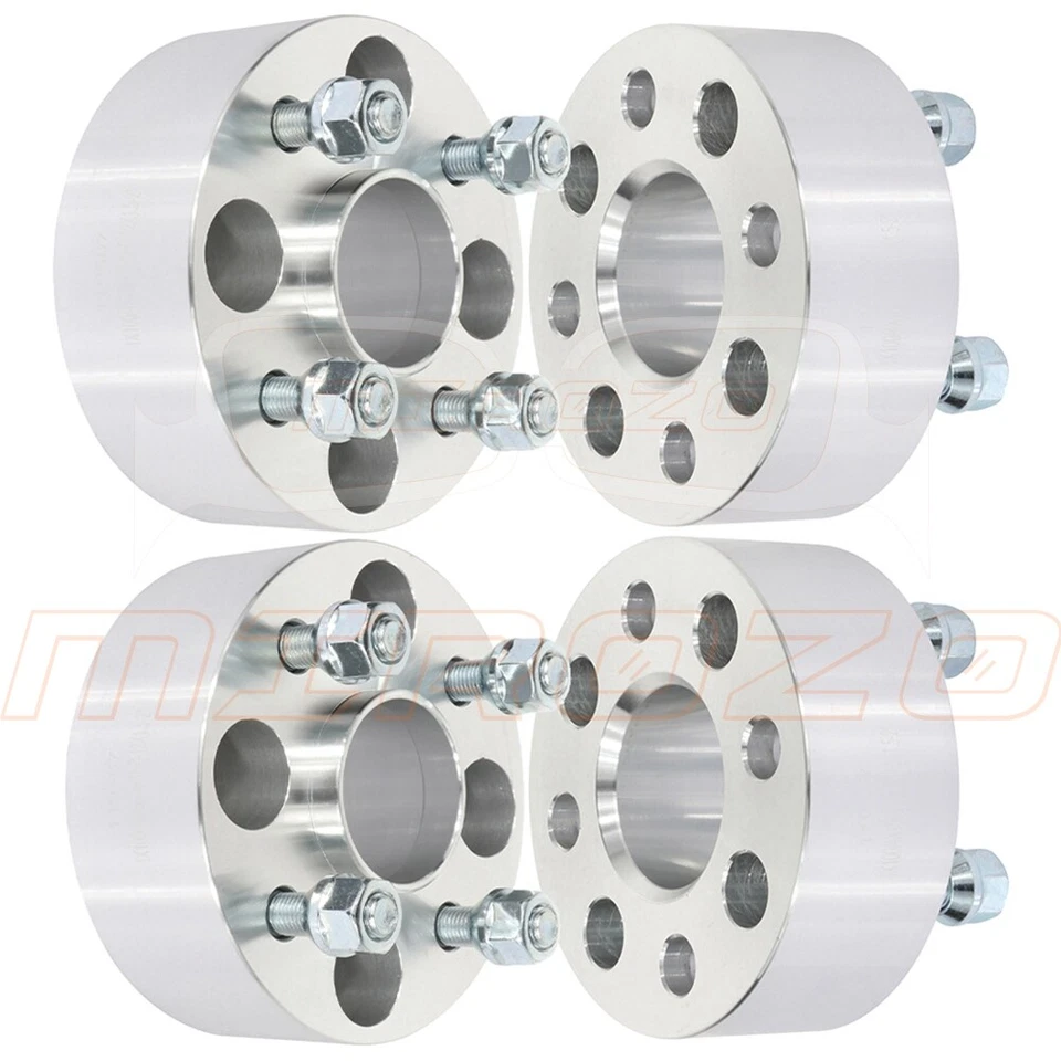4X 2" 4x100 12x1.5 studs wheel spacers For Acura Integra Honda Civic Fit Insight - Image 2 of 4