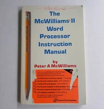 McWilliams II Word Processor Instruction Manual 1983 Satire Joke Funny A PENCIL 