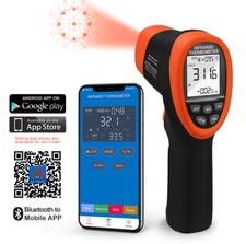 HoldPeak Digital Infrared Thermometer Gun Non Contact 16:1 IR Laser Temperature