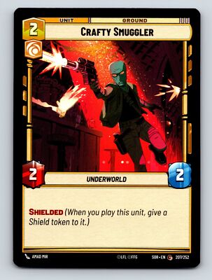 Aggression Vigilance Crafty Smuggler Underworld Unit Ground Shielded Two