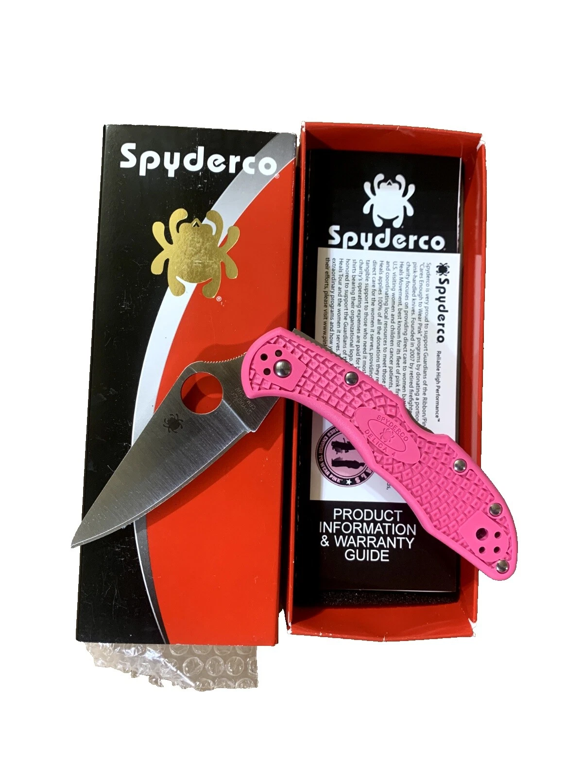Spyderco Clip Point Lockback Collectible Folding Knives