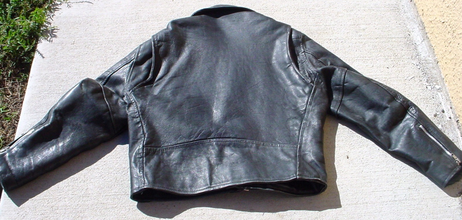 Manzoor Genuine Leather Classic Vintage Black Motorcycle Biker Jacket