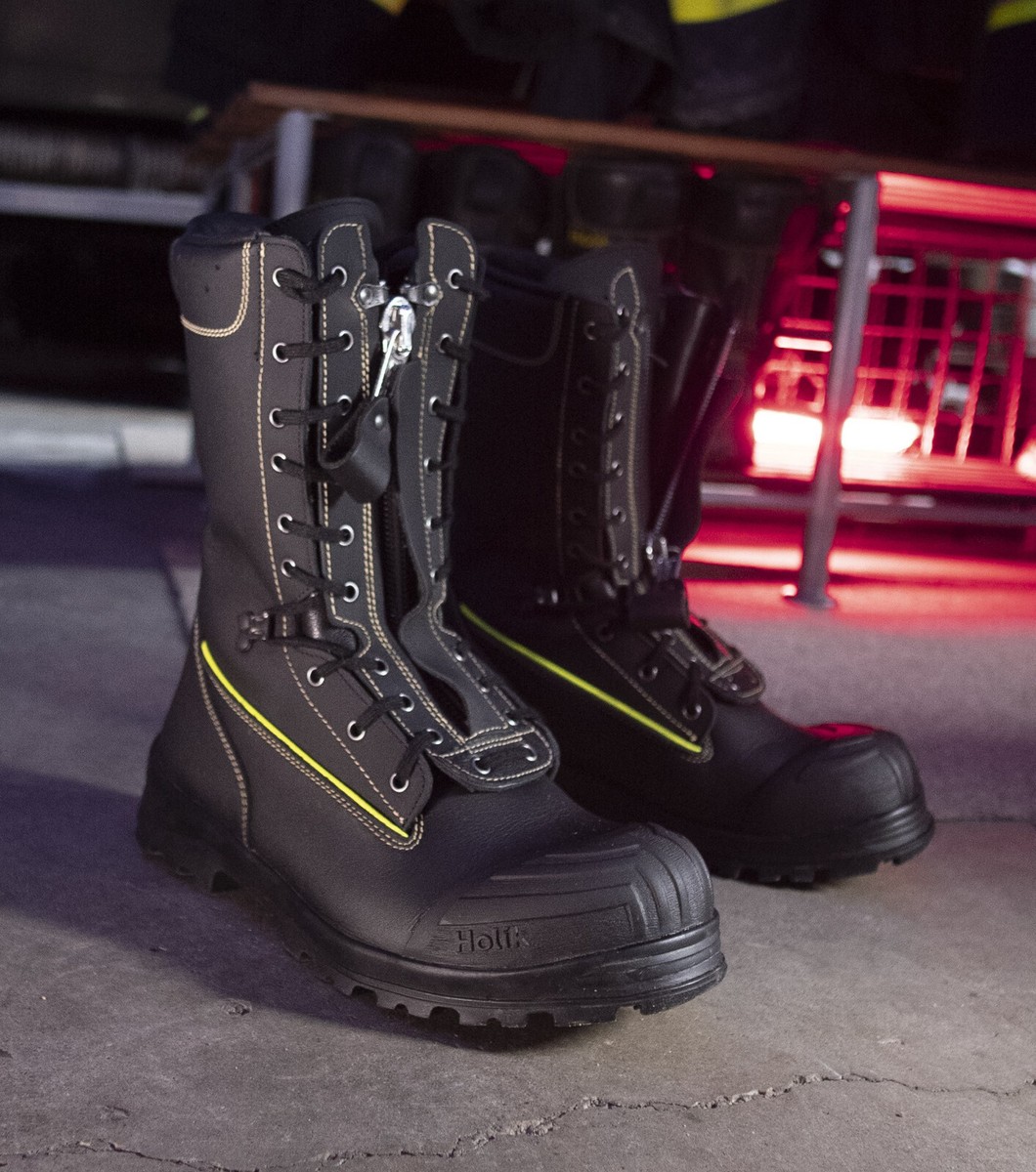 Schnürstiefel Feuerwehrstiefel Jolly Zipper Für Jolly