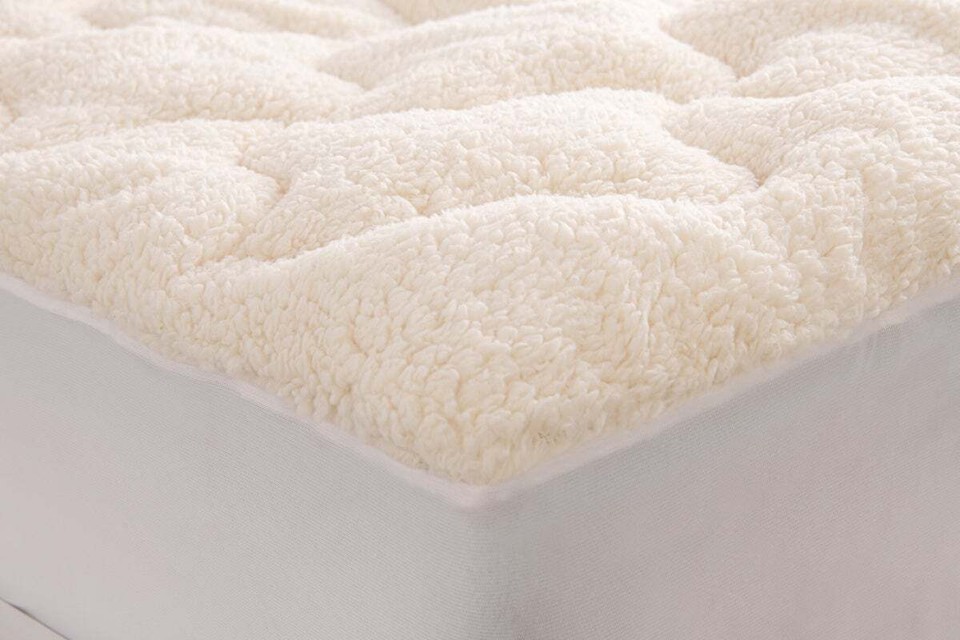 Ovela Sherpa Mattress Topper (Double), Mattress Toppers & Protectors