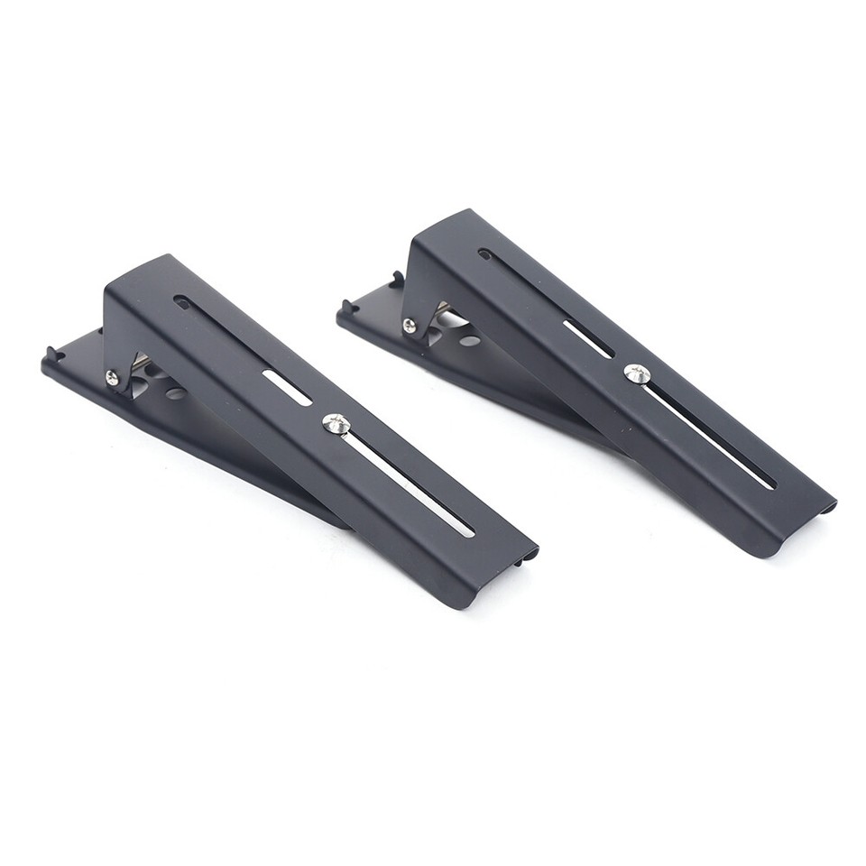 2pcs Heavy Duty Microwave Bracket Wall Mounted Adjustable Oven Steel