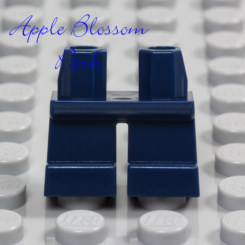 NEW Lego Minifig Dark BLUE SHORT LEGS - Boy Girl Child Elf Kid