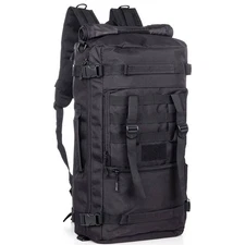 3 Way 50L Military Tactical Backpack Nylon Large Molle Rucksack Assault Pack Bag