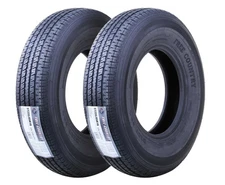 2 Trailer Tires ST235/85R16 Premium Free Counrty Radial 12PR LR F w/Scuff Guard