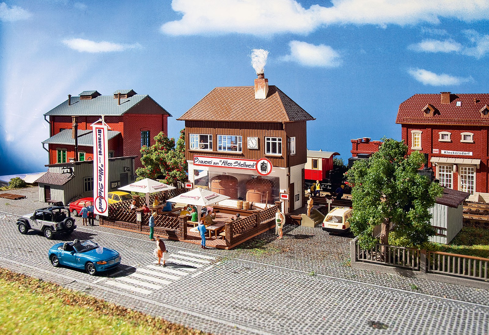 Vollmer 45611 - H0 Brewery At The Old Signal Box - New