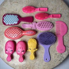 Vintage and Modern Doll Comb Hair Brush Toy Doll Accessory Lot Barbie Shopkins