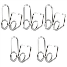 JJHXSM 5pcs Water Key Spit Valve Spring 17.5x8.5x13mm for Brass Silver