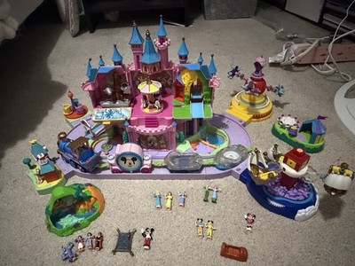 Vintage bluebird poly pocket Disney magic kingdom play set complete