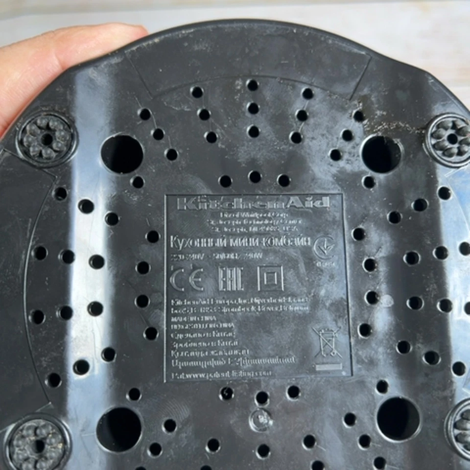 KitchenAid Mini Food Processor 5KFC0516BOB Black Chopper Blender  Tested Working - Image 2 of 4