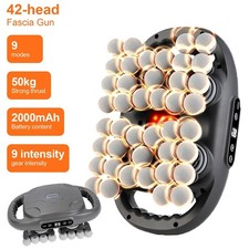 42 Head Massage Gun Deep Tissue Back Massager for Pain Relief Deep Tissue