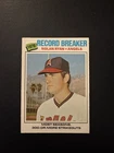 1977 TOPPS Baseball Card #234 NOLAN RYAN ANGELS RECORD BREAKER VINTAGE VG-VGEX!