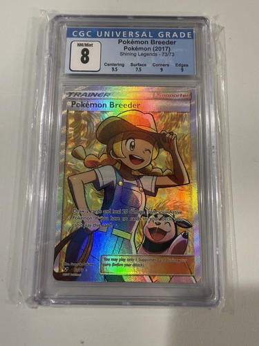 Pokémon Breeder graded CGC 8 for sale on eBay