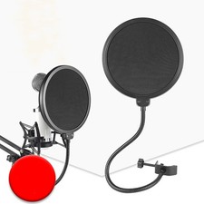 Professional Microphone Pop Filter Shield Anti-Pop Noise Reducer for Studio Reco