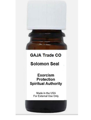 Solomon Seal Oil 15 ml   Exorcism, Wisdom, Spiritual Authority, Protection