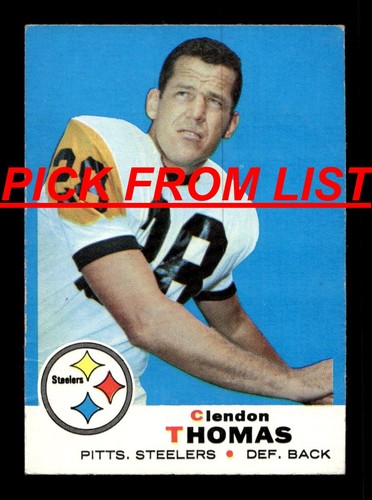 1969 Topps Football #2-236 VG-EX Pick From List All PICTURED y9 b1 b4