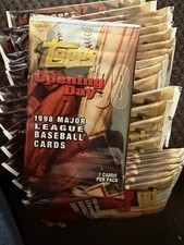 Unopened Tops Opening Day 1998 Cards Unopened Packs Lot Of 20