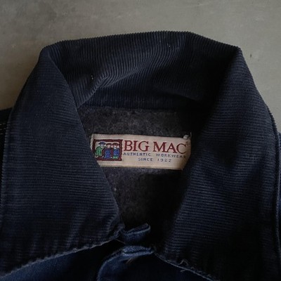 Vintage Big Mac Jacket Mens XL Blue Denim Lined Workwear Blanket