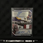 JJ McCarthy/Michael Penix Jr.2024 Rookie Reflections Dual Patch Auto #26/99.