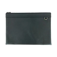 Louis Vuitton Taiga Pochette Apollo Black Silver Hardware Leather M30086 Clutch