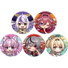 5er Set Hololive Trading Button Mini Figur Virtual YouTuber RAKU Japan C767