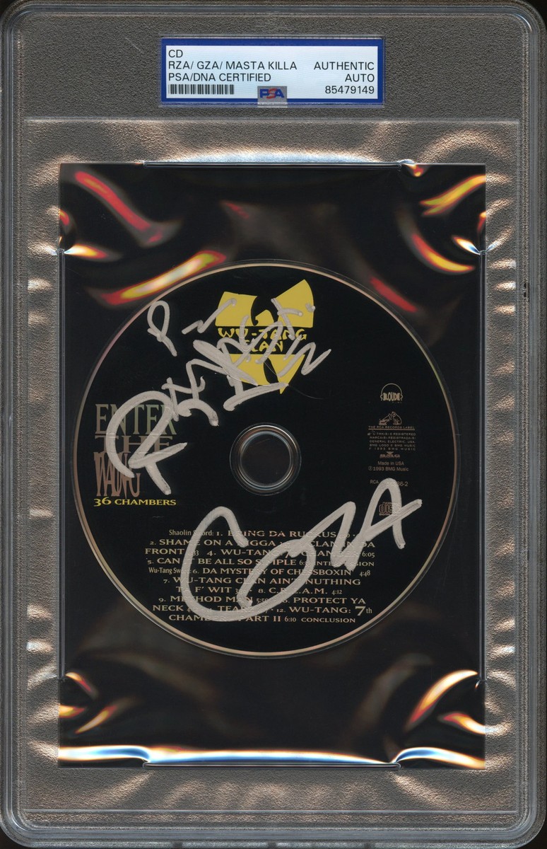 VANNER FORM CD 団体サイン Wu-Tang Clan Signed Autographed CD 