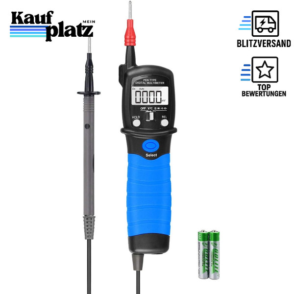 Digitalmultimeter AP-38C 6000 Counts Ac/Dc Ohmmeter Voltmeter Mit Taschenlampe-image