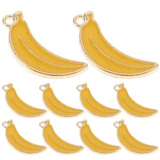  10 Pcs Breloques Banane Pour Bracelets La Fabrication De Bijoux Pendentif DIY