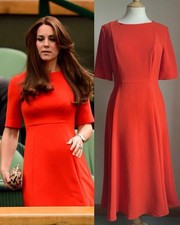 NWOT L.K.Bennett 'Cayla' Dress in Cardinal Red - ASO Kate Royal - UK14/US10