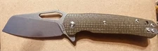 MARATAC CountyComm Canvas Micarta Arc Flipper VG10 Knife Limited 177 of 300