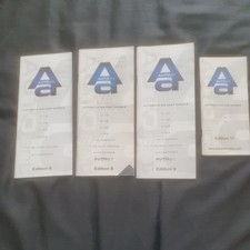AUTOart Authentic Diecast Model Editions 6/8/9/11 Catalogues, Used Condition